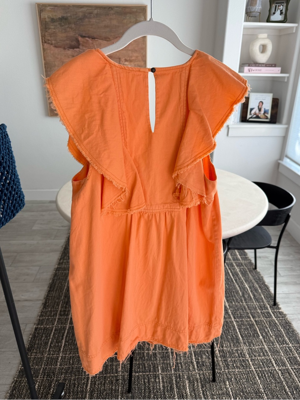 Pilcro Ruffle V-Neck Shift Dress - Picture 5 of 8